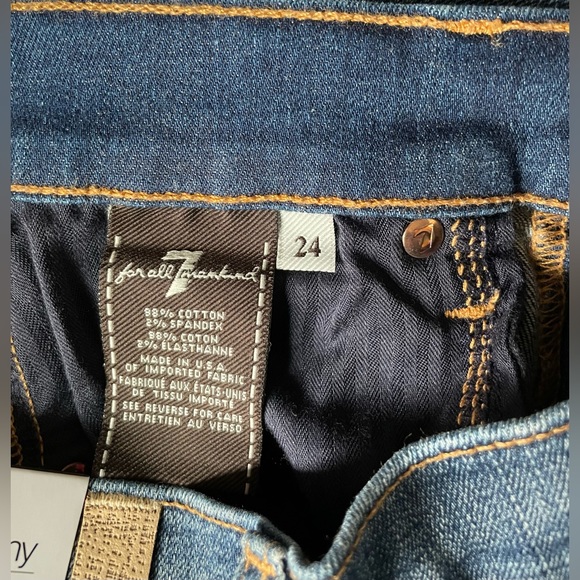 NWT 7 For All Mankind Jeans The Mid Rise Ankle Skinny - Picture 11 of 12